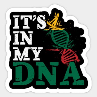 It's in my DNA - Lithuania Sticker